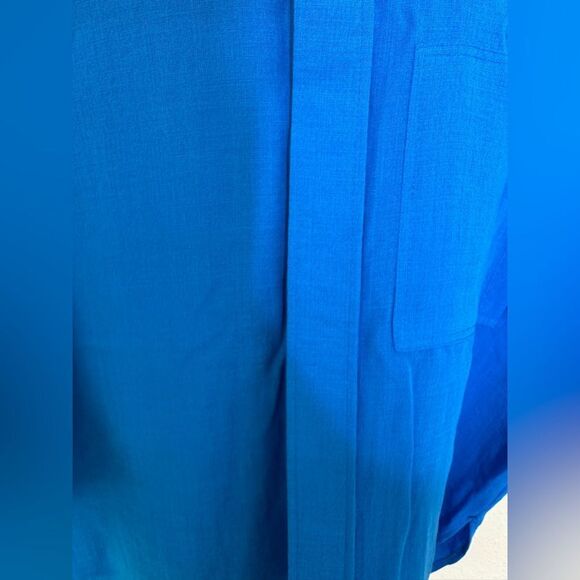 Fridaze Blue Linen Blouse Button Down Sz S - Picture 4 of 7